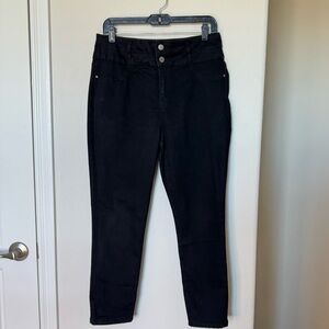 Black high rise Jeans size 12